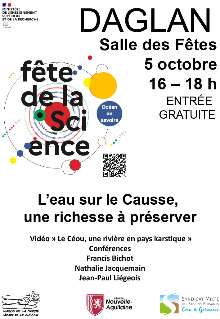 Invitation évènement Céou Fête de la Science