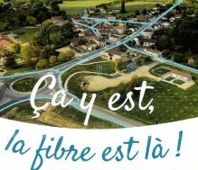 La fibre est opérationnelle sur une partie de la commune